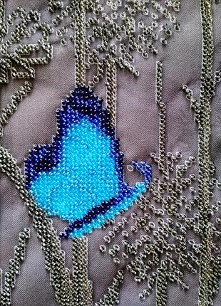 Картина бисером "бабочки" 4