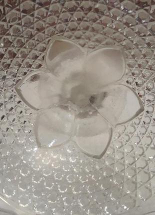 Антикварная ваза - конфетница вазочка для ягод стекло царизм8 фото