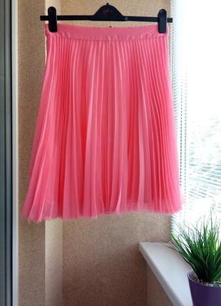 Красивая плиссированная юбка