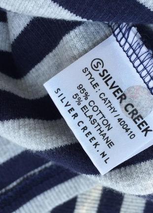 Стильна футболка у смужку р. xs/s silver creek7 фото