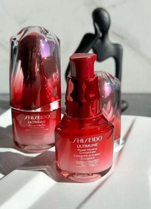 Стимулирующий защитный концентрат для лица shiseido ultimune power infusing concentrate