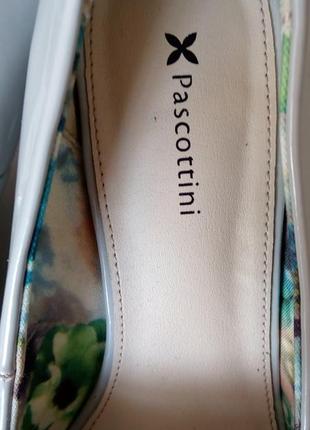 Туфли лодочки лакированные серого цвета, размер 38/ продажа-обмен