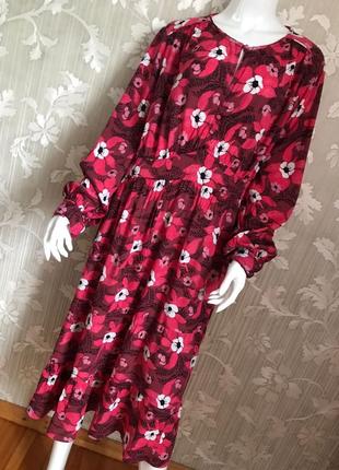 Батал 22 довга сукня вільного крою з кишенями