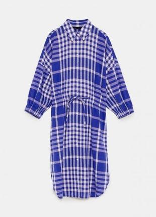 Льяное платье,сукня,плаття zara (h&m, cos)