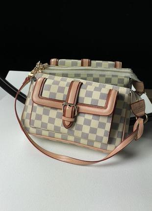 Сумка в стиле louis vuitton diane ivory7 фото