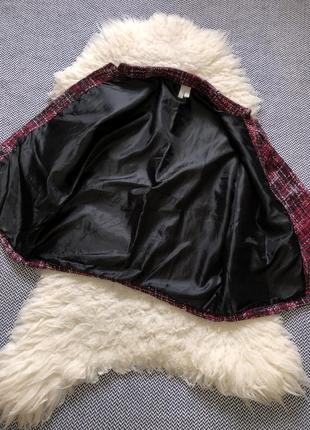 Жакет пиджак твидовой винтажные ретро винтаж кофта бомбер твидовый пиджак винтаж8 фото
