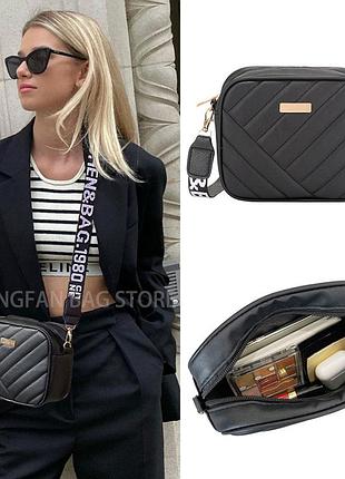 Сумка женская кроссбоди черная. сумка женская через плечо, клатч