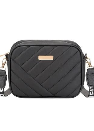Сумка женская кроссбоди черная. сумка женская через плечо, клатч