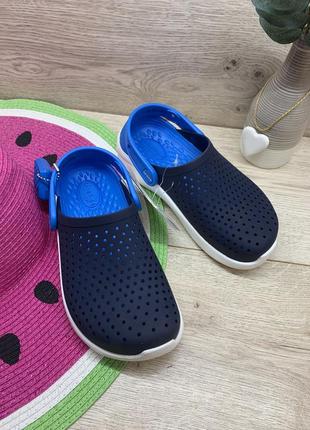 Стильні дитячі крокси crocs literide clog 205964-462