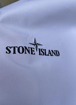 Белый брючин, чехол для одежды stone island3 фото