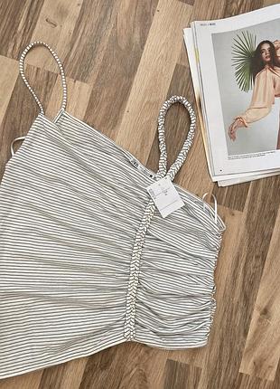 Хлопковая майка zara