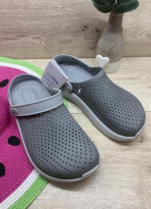 Классные кроксы crocs literide clog 204592-06j