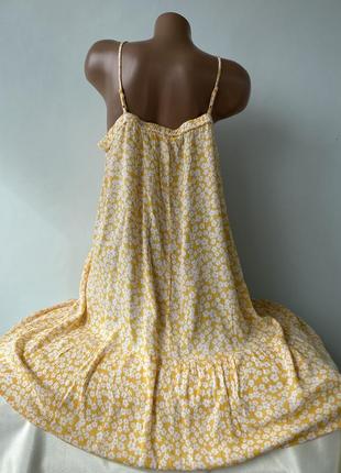 Платье сарафан с вискозы в цветочный принт на бретелях сукня сарафан віскозна в квіти в квітковий принт 💛george💛англия 🏴󠁧󠁢󠁥󠁮󠁧󠁿2 фото