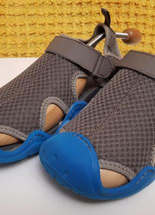 Мокасины сандалии crocs swiftwater 39р3 фото