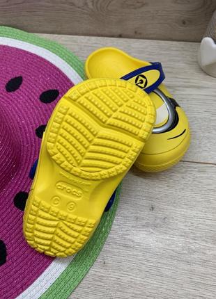 Дитячі  крокси kids' crocs fun lab minions yellow 204113-7303 фото