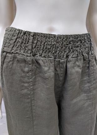Льняные итальянские брюки