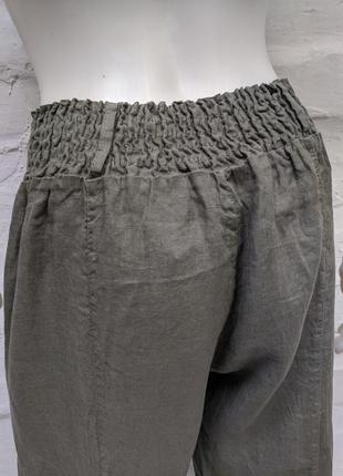 Льняные итальянские брюки
