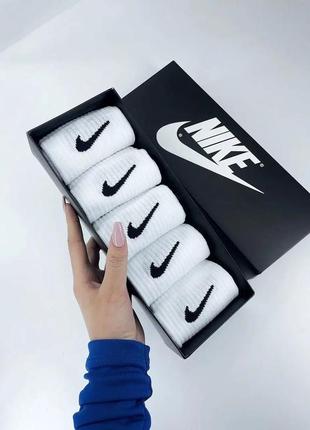 Високі жіночі шкарпетки  nike подарунковий набір