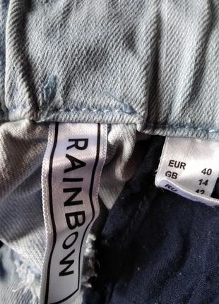 Шикарные джинсы rainbow от bonprix 40/42 евро без пояса6 фото