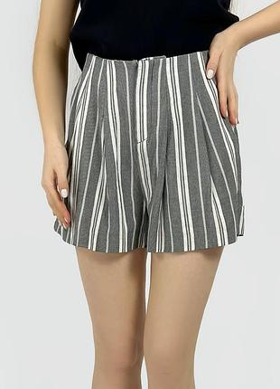 Шорты в полоску zara 2164/486/064 серые s