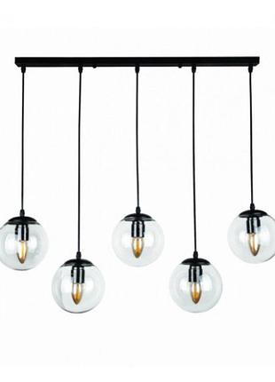 Люстра молекула в стилі лофт levistella 756pr150f-5 bk+cl (700)