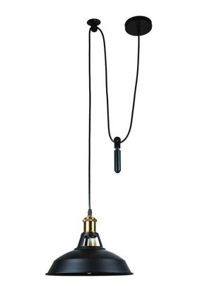 Люстра светильник канат в стиле лофт levistella 7526857f-1g bk(270)