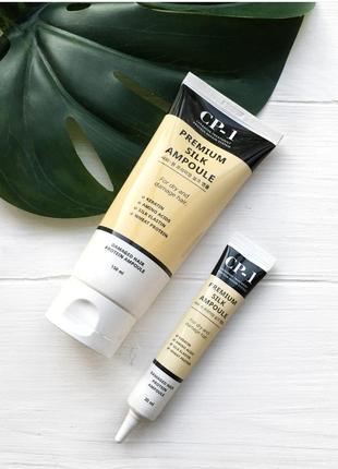 Незмивна сироватка для волосся з протеїнами шовку  cp-1 premium silk ampoule