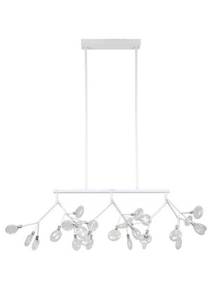 Люстра декоративная светодиодная led petals levistella 918lp264-27 wh+cl1 фото