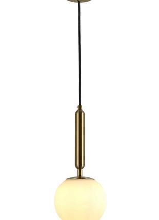 Светильник люстра подвесная в стиле лофт шар levistella 9163515-1 brz+wh