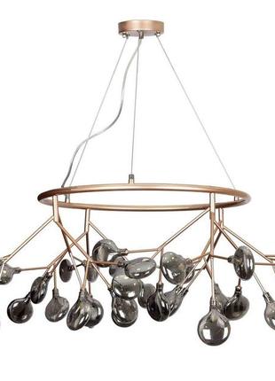 Люстра led petals levistella 918lp263-36 bk+bk