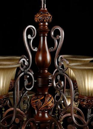 Люстра світильник зі скляним плафоном splendid-ray 30-1853-15