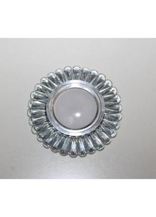 Точечный светильник врезной светодиодный с подсветкой linisoln 7301 white