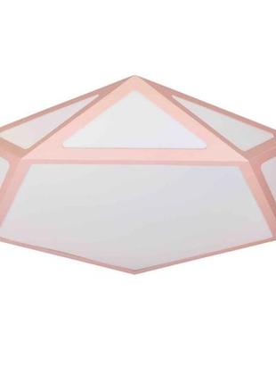 Светодиодная розовая люстра для не высокого потолка levistella 752l66 pink