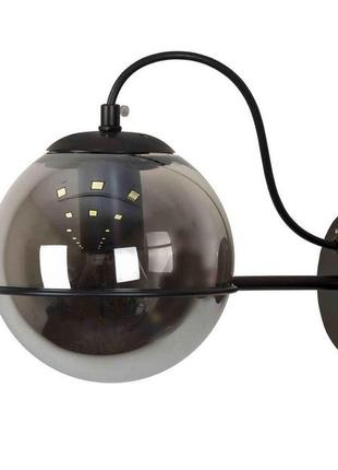 Бра настінний світильник куля levistella 761j2017-1 bk+bk