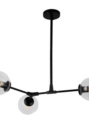 Люстра молекула levistella 752l7731-3 bk+cl