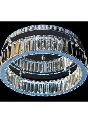Стельова світлодіодна люстра світильник з кришталем linisoln 7102
