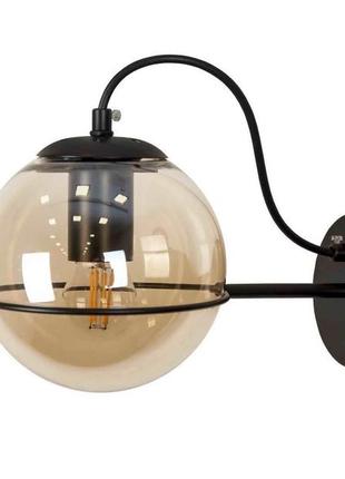Бра настінний світильник куля levistella 761j2017-1 bk+br