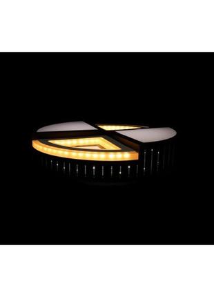 Стельовий світлодіодний світильник плафон 25см linisoln 7711bk5 фото