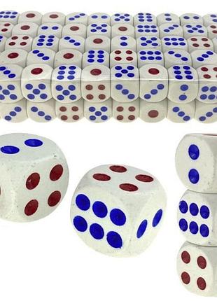Игровые кости средние, 100 штук (igr19)