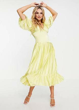Плаття лимонка asos