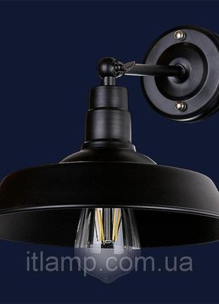 Бра настінний світильник у стилі лофт levistella 707w134-1 bk1 фото