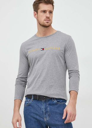 Хлопковый лонгслив tommy hilfiger