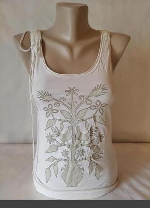 Фирменная майка хлопок топ