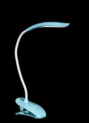 Настільна лампа світлодіодна на прищіпці з usb без акумулятора splendid-ray 30-3864-39