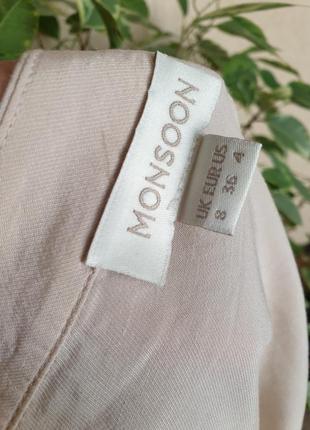 Невероятно нежная, красивая, лёгкая блузка, блуза от monsoon 100% вискоза2 фото