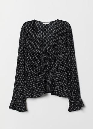 Блуза в горох h&m2 фото