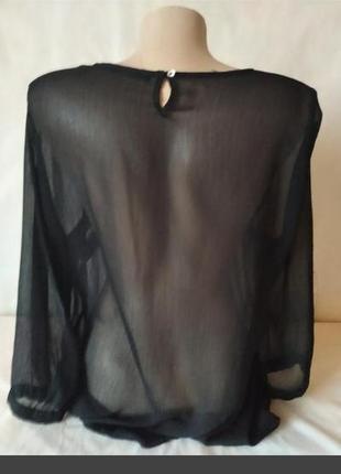 Фирменная прозрачная блузка2 фото