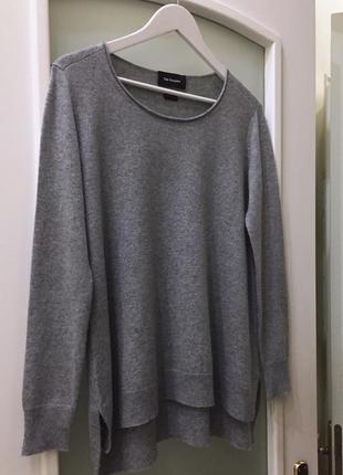 Светр з кашеміру дорогого бренду the kooples 100% cashmere sweater grey оригінал.1 фото