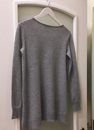 Свитер из кашемира дорогого бренда the kooples 100% cashmere sweater grey оригинал.3 фото