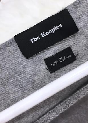 Свитер из кашемира дорогого бренда the kooples 100% cashmere sweater grey оригинал.2 фото